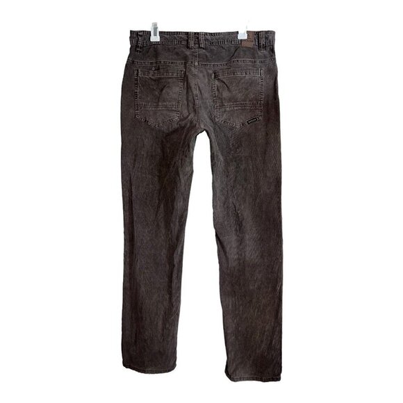 PRANA Men Slim Fit Corduroy Pants Straight Stretch Cotton 36 x 32 (Tag 33x32) - Picture 5 of 11